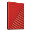 Western Digital Tech. My Passport External Hard Drive, 2 Tb, Usb 3.2, Red BYVG0020BRD